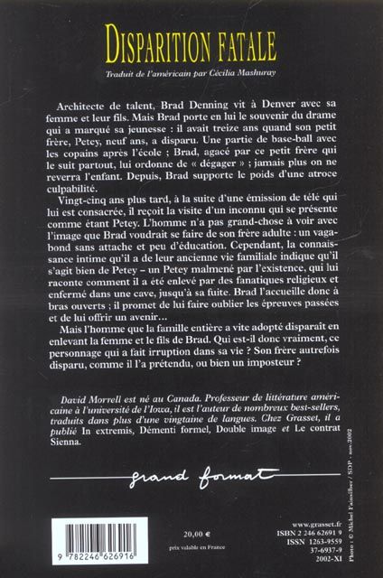 Produktbild: Disparition Fatale