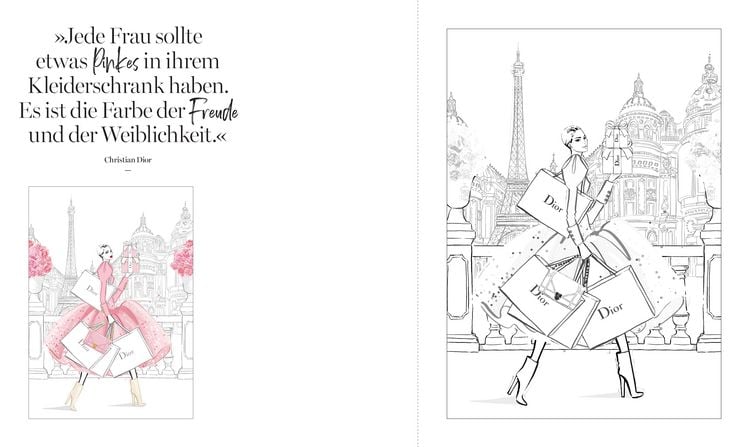 Produktbild: Die Welt der Mode &ndash; Das Colouring Book