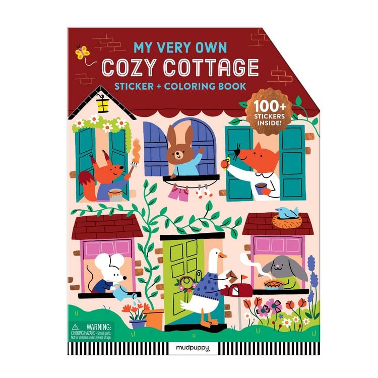Produktbild: My Very Own Cottage Sticker + Coloring Book