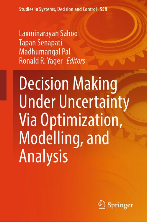 Produktbild: Decision Making Under Uncertainty Via Optimization, Modelling, and Analysis