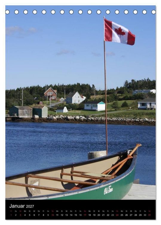 Produktbild: Kanada - Die Provinz Nova Scotia (Tischkalender 2027 DIN A5 hoch), CALVENDO Monatskalender