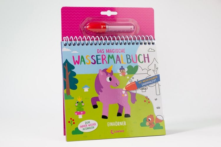 Produktbild: Das magische Wassermalbuch - Einh&ouml;rner