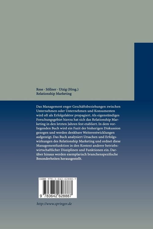 Produktbild: Relationship Marketing