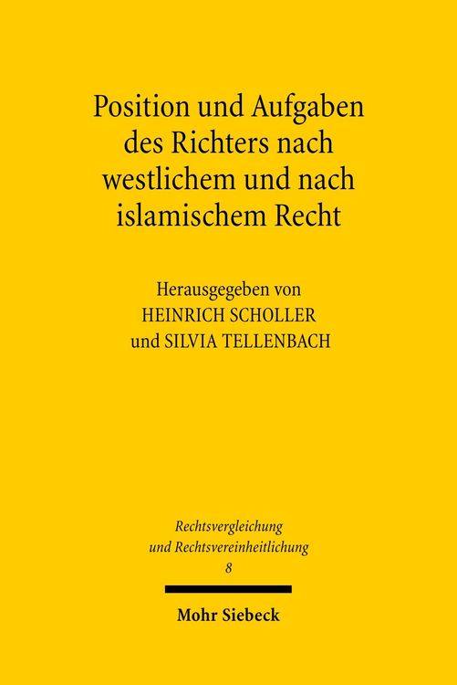 Produktbild: Position und Aufgaben des Richters nach westlichem und nach islamischem Recht