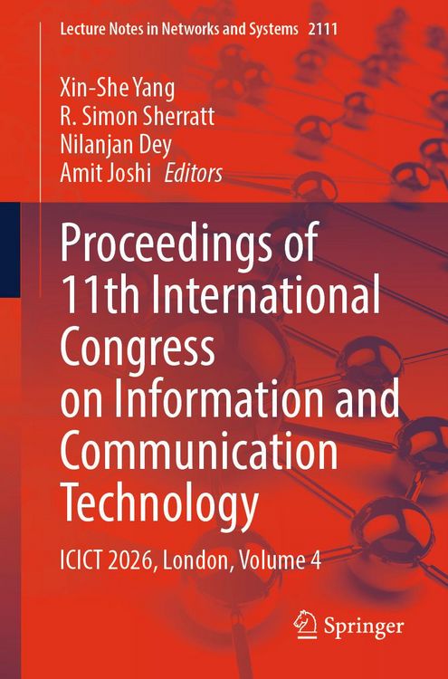 Produktbild: Proceedings of 11th International Congress on Information and Communication Technology