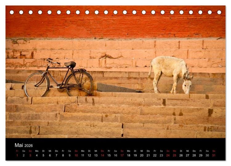 Produktbild: Romantisches Indien (Tischkalender 2026 DIN A5 quer), CALVENDO Monatskalender