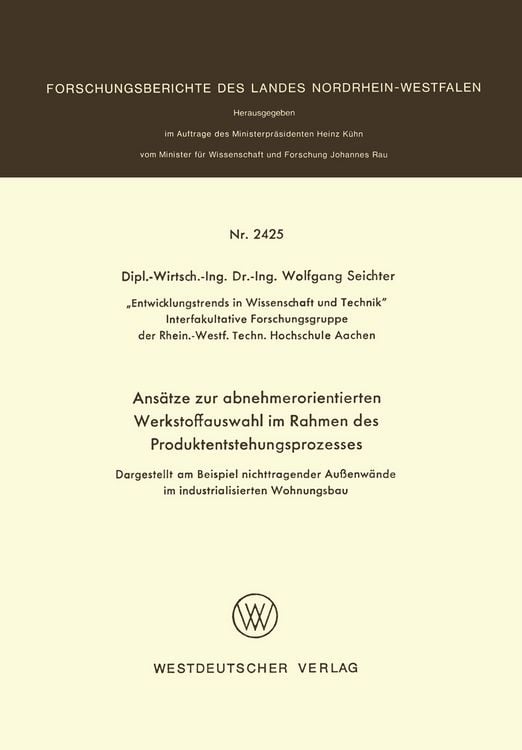 Produktbild: Ans&auml;tze zur abnehmerorientierten Werkstoffauswahl im Rahmen des Produktentstehungsprozesses