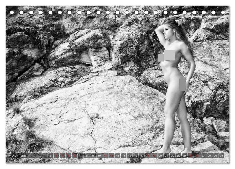 Produktbild: Girls and Nature (Tischkalender 2026 DIN A5 quer), CALVENDO Monatskalender
