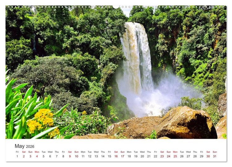 Produktbild: Kenya - a country like Africa (High Quality Premium Wall Calendar 2026 DIN A2 landscape),CALVENDO 12 Month Wall Calendar