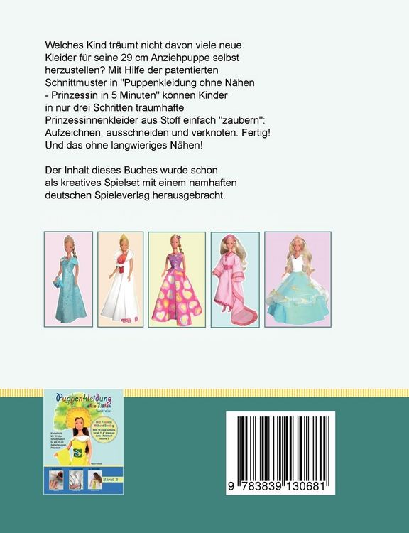 Produktbild: Puppenkleidung ohne N&auml;hen