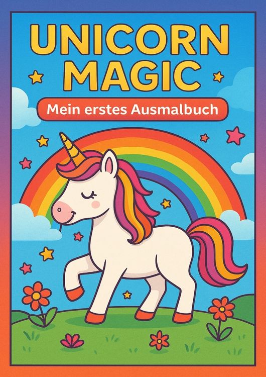 Produktbild: Unicorn Magic &ndash; Mein erstes Einhorn-Ausmalbuch