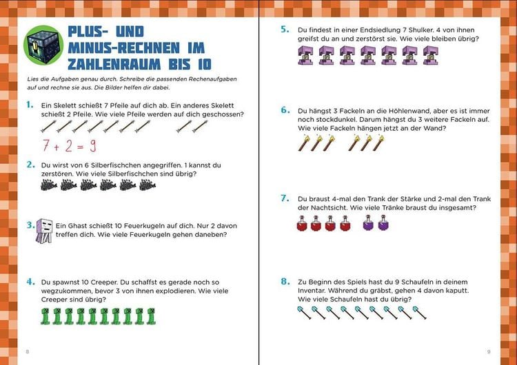 Produktbild: Mathe f&uuml;r Minecrafter - Mein extrastarkes &Uuml;bungsbuch