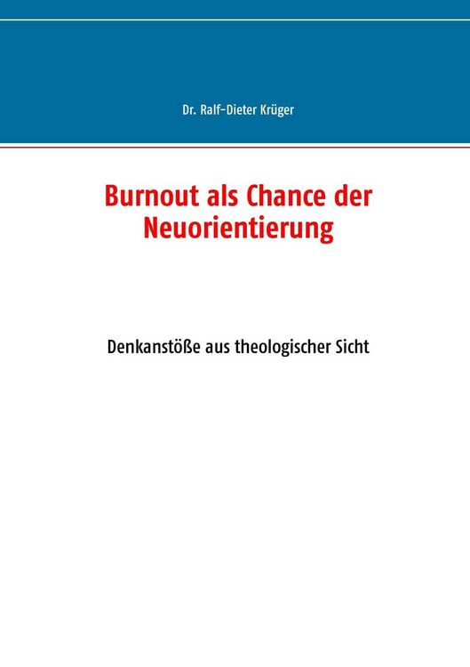 Produktbild: Burnout als Chance der Neuorientierung