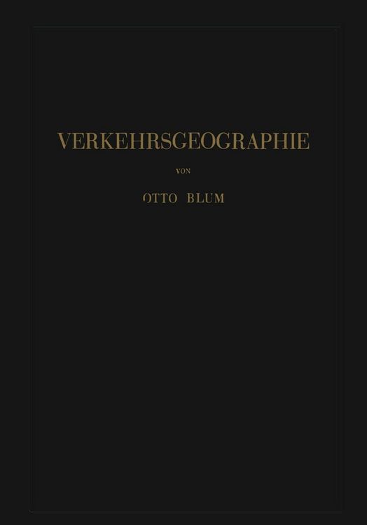 Produktbild: Verkehrsgeographie