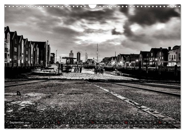 Produktbild: Ein Blick auf Husum (Wandkalender 2026 DIN A3 quer), CALVENDO Monatskalender