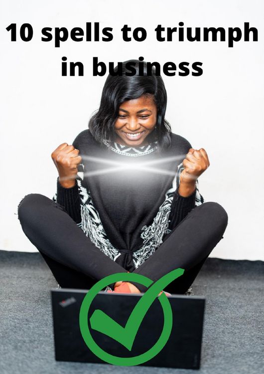 Produktbild: 10 spells to triumph in business