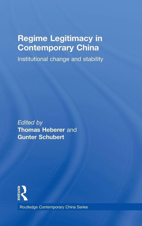 Produktbild: Regime Legitimacy in Contemporary China