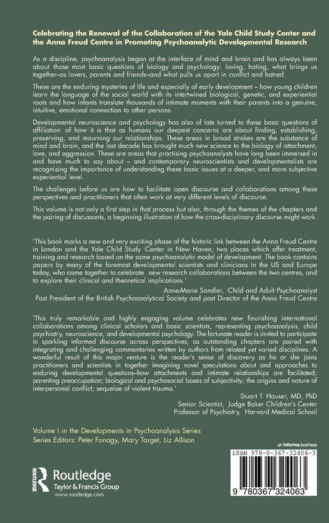 Produktbild: Developmental Science and Psychoanalysis
