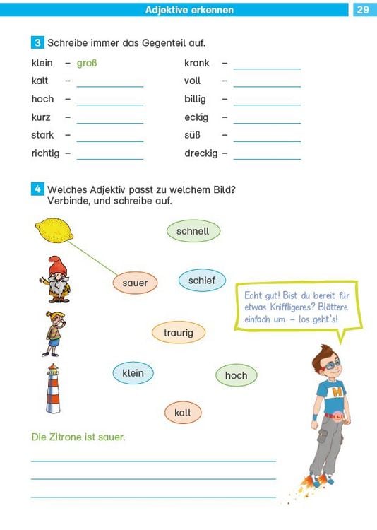 Produktbild: Die Deutsch-Helden Grammatik 3. Klasse