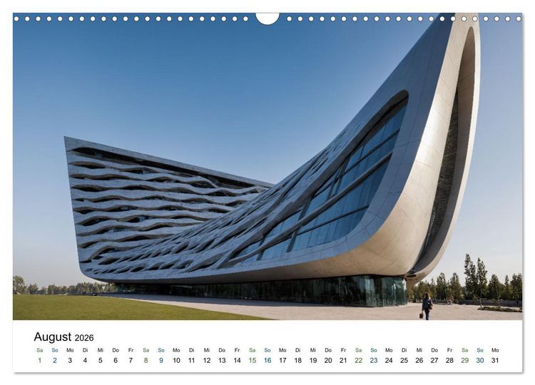 Produktbild: Einsamkeit in Architektur (Wandkalender 2026 DIN A3 quer), CALVENDO Monatskalender