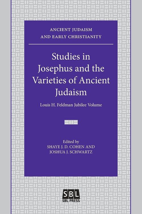 Produktbild: Studies in Josephus and the Varieties of Ancient Judaism