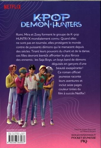 Produktbild: Kpop demon hunters : le roman officiel du film Netflix