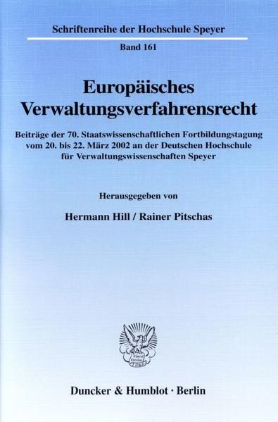 Produktbild: Europ&auml;isches Verwaltungsverfahrensrecht.