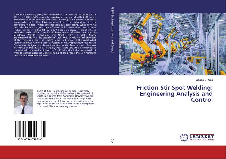 Produktbild: Friction Stir Spot Welding: Engineering Analysis and Control