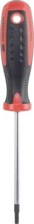 Produktbild: TOOLCRAFT Werkstatt Sechsrund-Schraubendreher Gr&ouml;&szlig;e (Schraubendreher) T 20 Klingenl&auml;nge: 100 mm DIN ISO 8764 1 St.