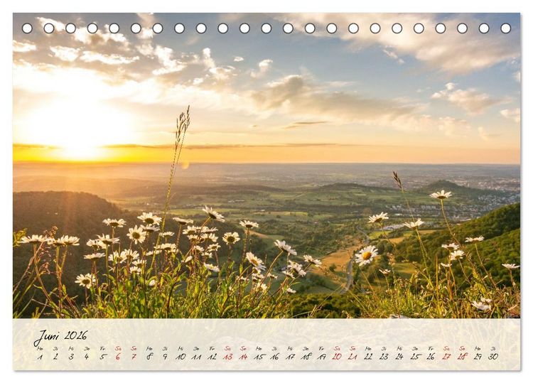 Produktbild: Lieblingsorte in und um T&uuml;bingen (Tischkalender 2026 DIN A5 quer), CALVENDO Monatskalender