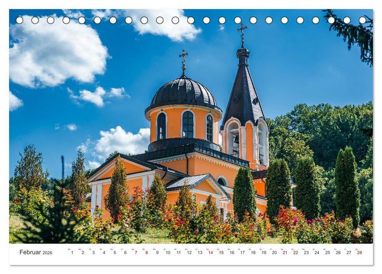 Produktbild: Republik Moldawien - Das s&uuml;dosteurop&auml;ische Kleinod (Tischkalender 2026 DIN A5 quer), CALVENDO Monatskalender