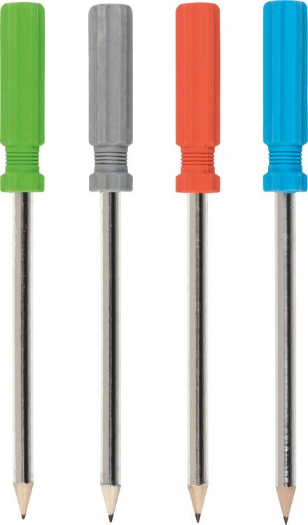 Produktbild: Brunnen Bleistift mit Radiergummi &bdquo;Schraubenzieher&ldquo; &brvbar; HB, rund, sortiert