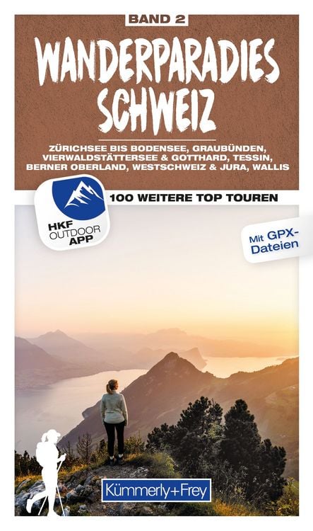 Produktbild: Kümmerly+Frey Wanderführer Wanderparadies Schweiz Band 2