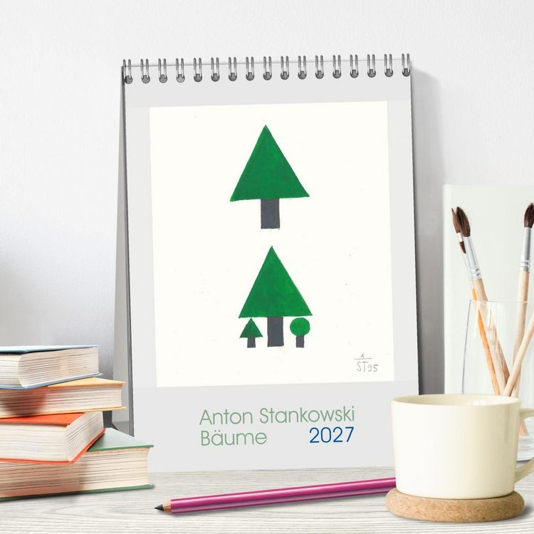 Produktbild: Anton Stankowski. B&auml;ume (Tischkalender 2027 DIN A5 hoch), CALVENDO Monatskalender