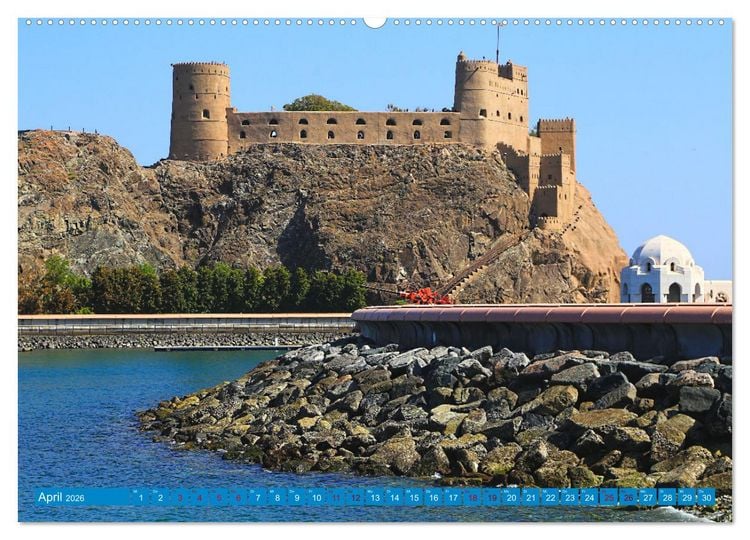 Produktbild: Unterwegs im Weihrauchland Oman (Wandkalender 2026 DIN A2 quer), CALVENDO Monatskalender