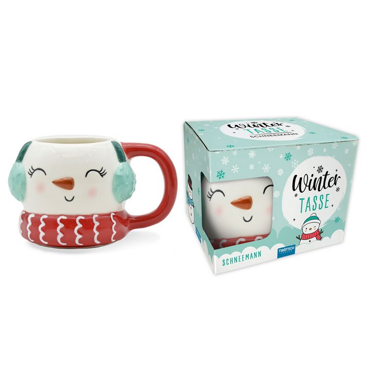 Produktbild: Tr&ouml;tsch Wintertasse Schneemann gro&szlig;