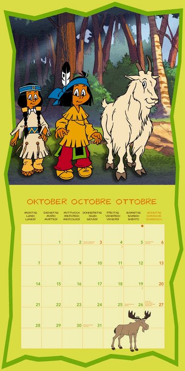 Produktbild: Yakari, Brosch&uuml;renkalender 2013