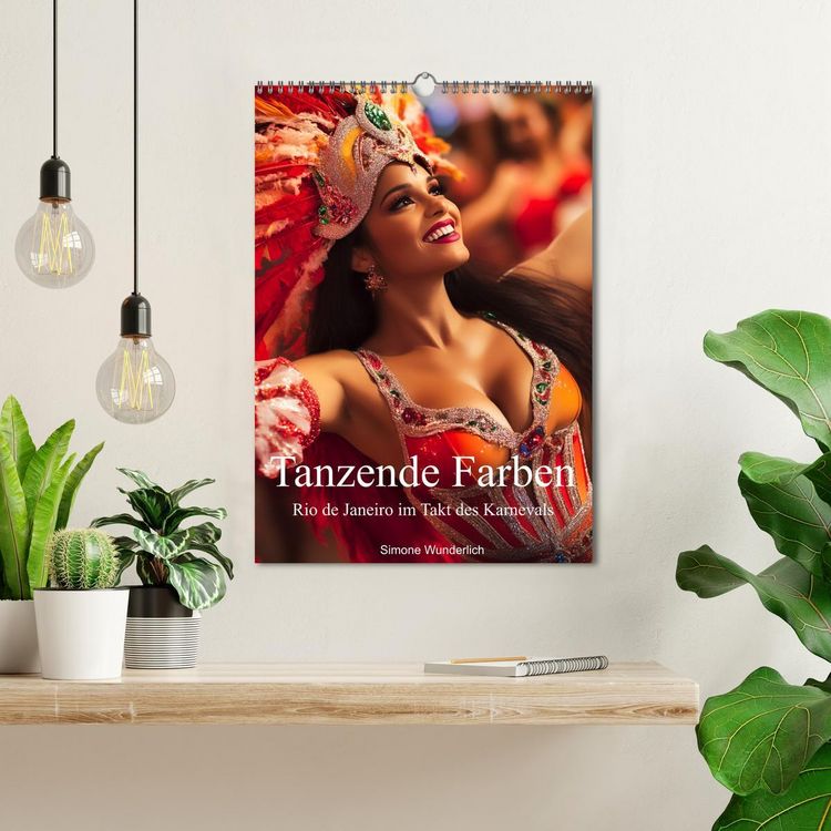 Produktbild: Tanzende Farben - Rio de Janeiro im Takt des Karnevals (Wandkalender 2026 DIN A3 hoch), CALVENDO Monatskalender