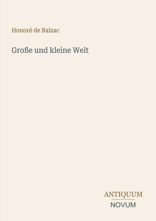 Produktbild: Gro&szlig;e und kleine Welt