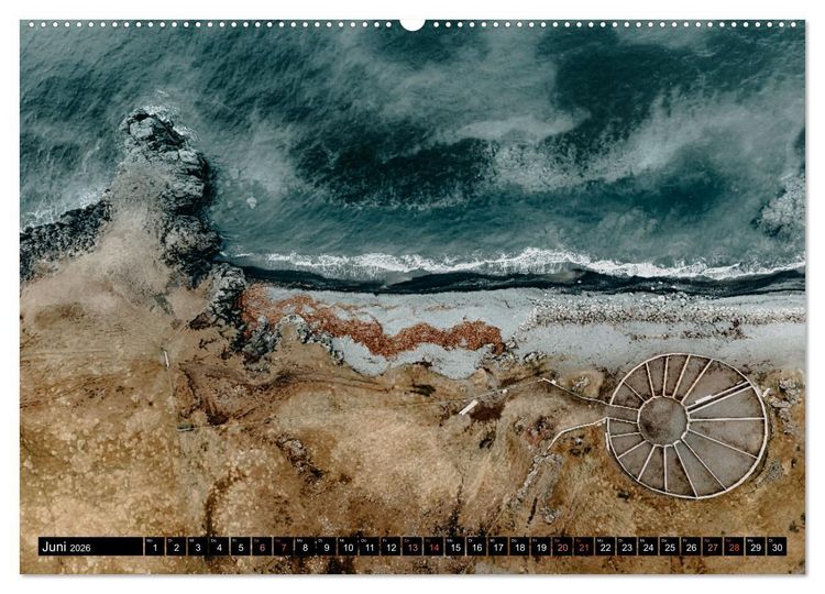 Produktbild: Island - Rundreise im Oktober (hochwertiger Premium Wandkalender 2026 DIN A2 quer), Kunstdruck in Hochglanz