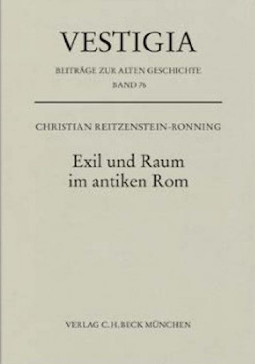 Produktbild: Exil und Raum im antiken Rom