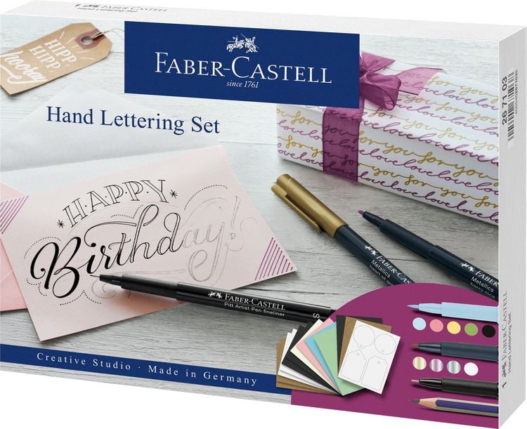 Produktbild: Faber-Castell Kreativset Handlettering 12-teilig