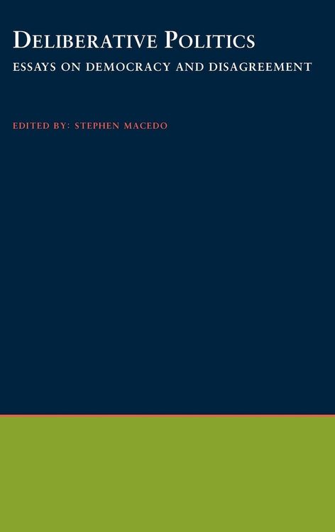 Produktbild: Deliberative Politics