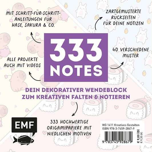 Produktbild: 333 Origami Minis &ndash; Kawaii-Friends