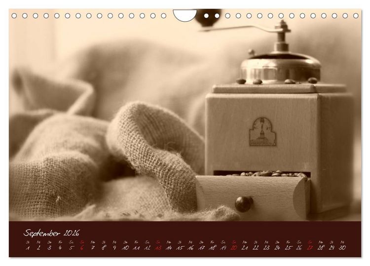 Produktbild: Kaffee Genuss Jahreskalender (Wandkalender 2026 DIN A4 quer), CALVENDO Monatskalender