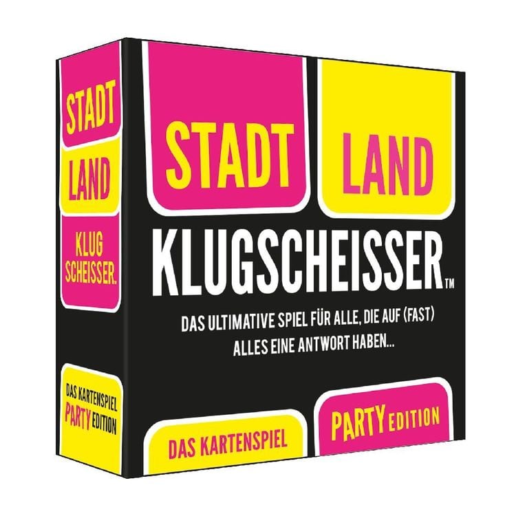 Bild vom Artikel Stadt Land Klugscheisser - Kartenspiel vom Autor 