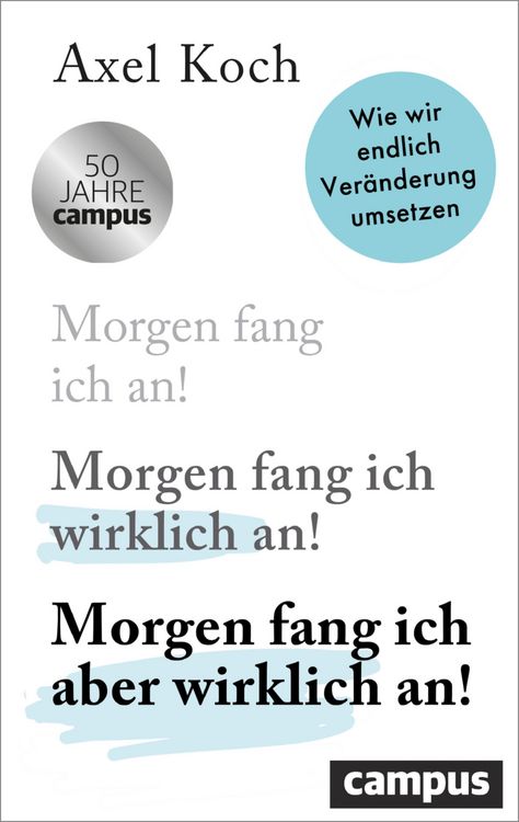 Produktbild: Morgen fang ich aber wirklich an!