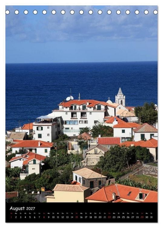 Produktbild: MADEIRA (Tischkalender 2027 DIN A5 hoch), CALVENDO Monatskalender
