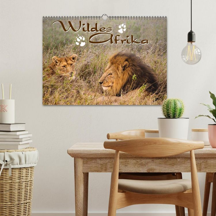 Produktbild: Wildes Afrika (Wandkalender 2026 DIN A3 quer), CALVENDO Monatskalender