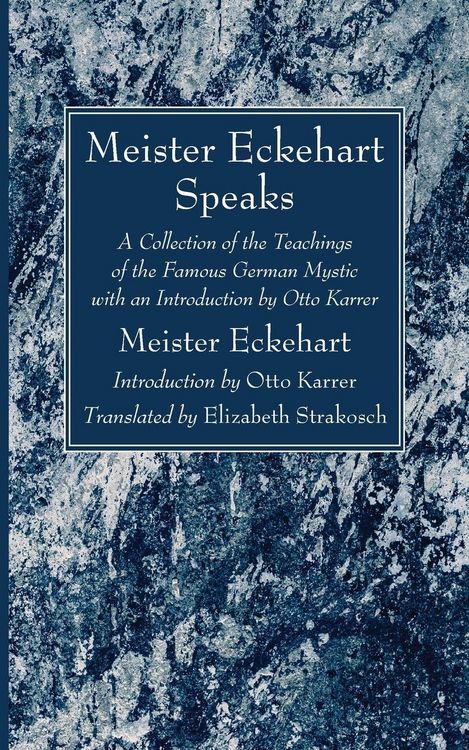 Produktbild: Meister Eckehart Speaks